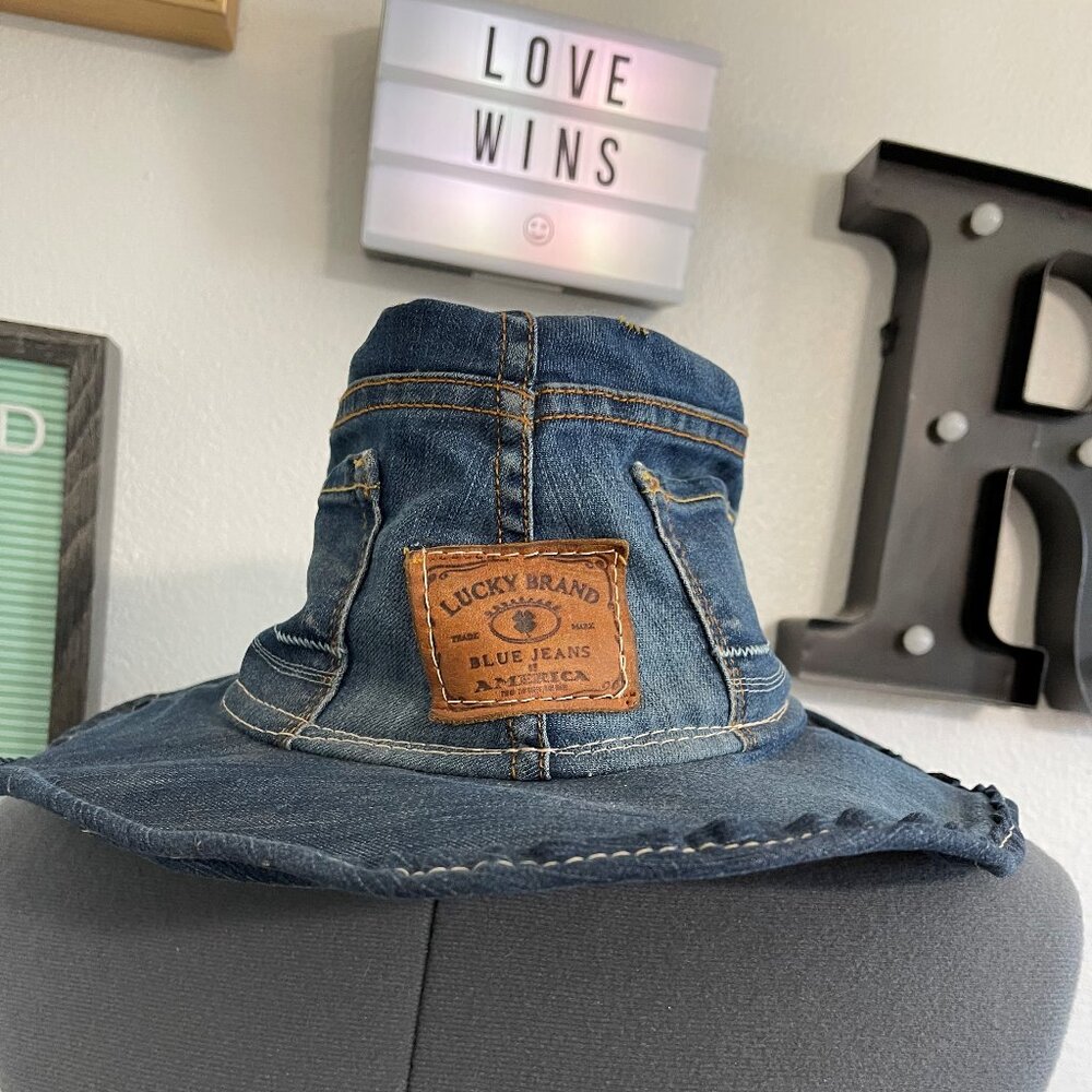 Lucky Brand Blue Jean Vintage Bucket Hat